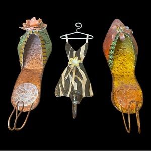Set of 3 decorative hooks